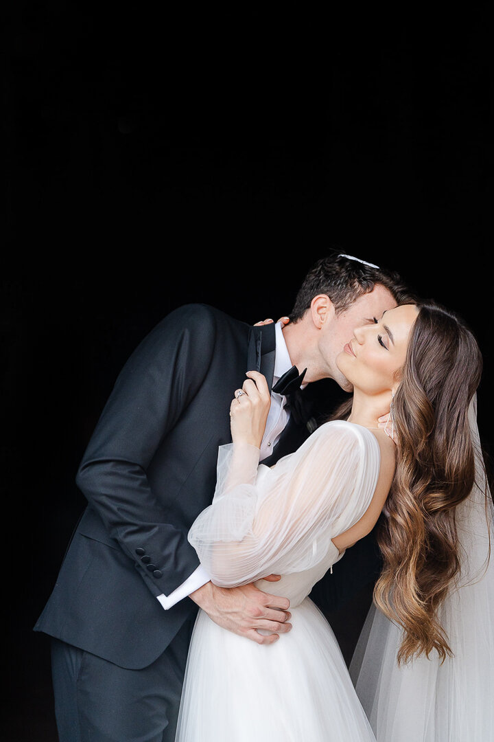Bride and groom portrait at a New York wedding
