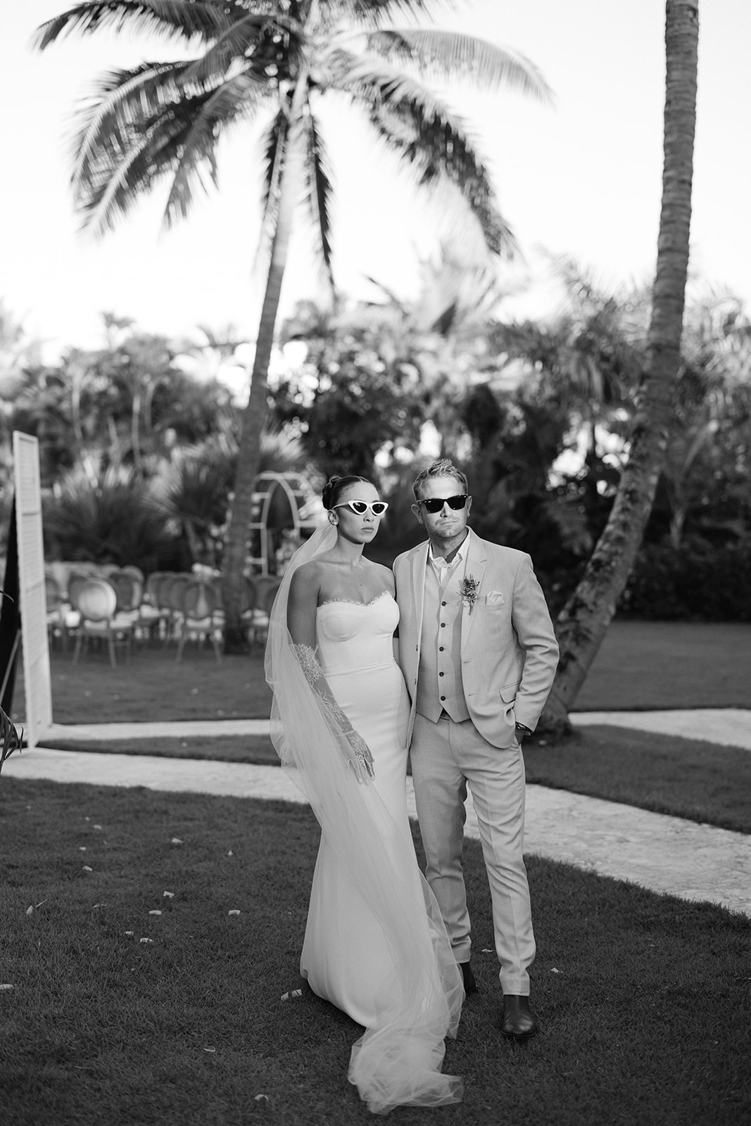 Couple portrait, Dominican Republic wedding