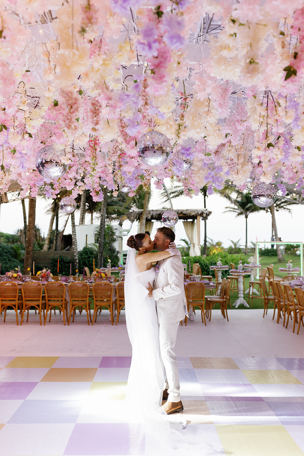 Golden hour couple portrait, Dominican Republic beach