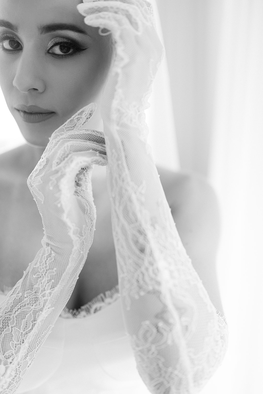 Bride portrait, Dominican Republic wedding