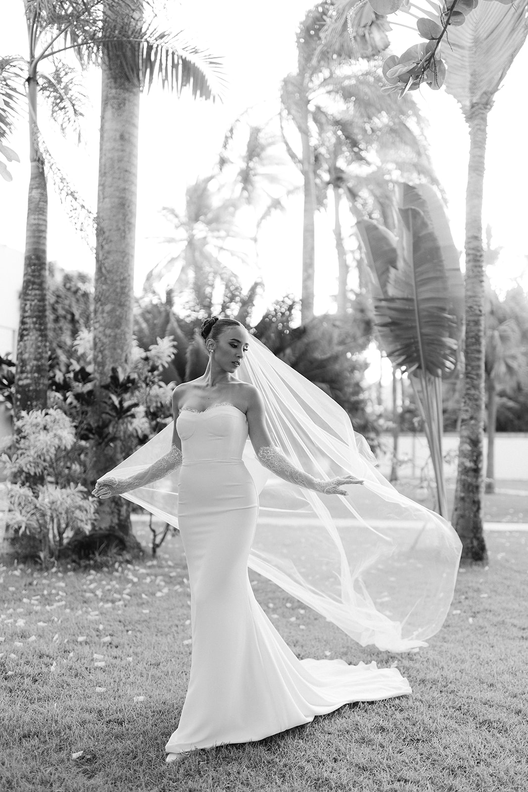 Bride portrait, Dominican Republic wedding