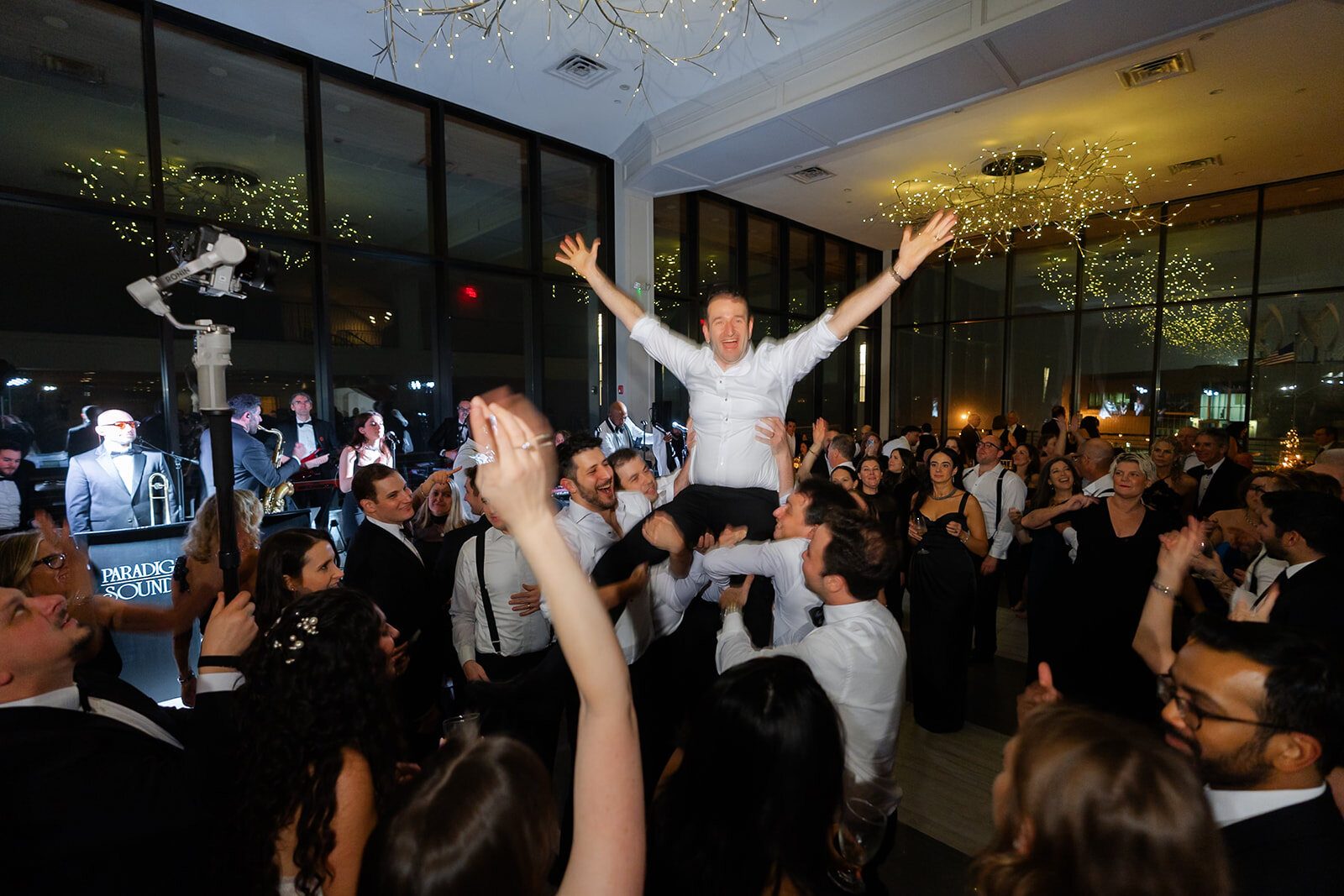 The dance floor late in the night